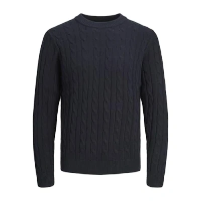 Abbildung von Jack &amp; Jones Jjpannel Strickpullover, Herren, Größe: Small, Navy blazer 1