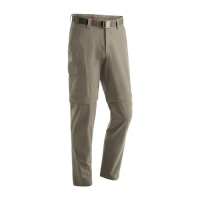 Abbildung von Maier Sports Torid Slim Zip, Herren Wanderhose, Wasserabweisende Outdoorhose für Trekking und Hiking, Enganliegend, Zipp off Funktion, PFC frei, mSTRETCH pro 4 &amp; Dryprotec, Braun, 58 (W42/L33)