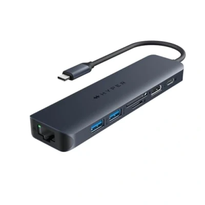 Abbildung von Hyper® HyperDrive EcoSmart™ Gen.2 Universal USB C® 7 in 1 Hub W 100 PD Power Pass thru
