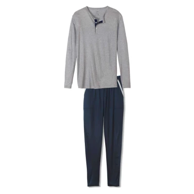 Abbildung von CALIDA Circular Night Pyjama lang Herren, Cradle to Zertifiziert