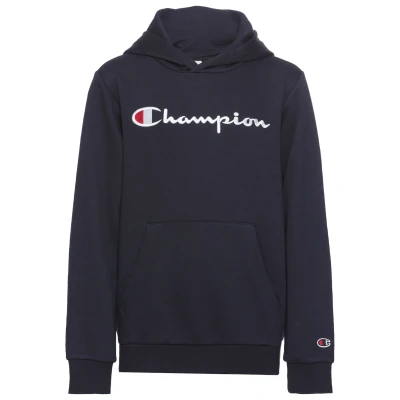 Abbildung von Champion Icons Hoodie Contrast LOGO Unisex Kapuzenpullover für Kinder, Größe: 150/155, New navy
