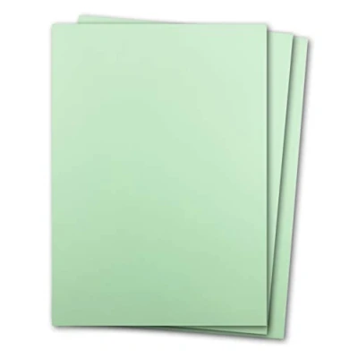 Abbildung von 50 Blatt Tonkarton DIN A4 Mint Grün Hellgrün 240 g/m² Dicker Bastelkarton 21,0 x 29,7 cm Pappe zum basteln für Fotoalbum Menükarte Bedruckbar DIY kreativ Sein
