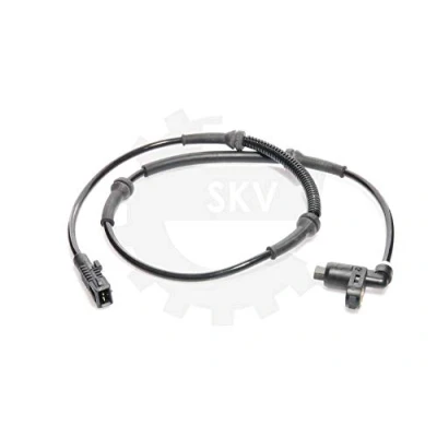 Abbildung von ESEN SKV 06SKV093 ABS Sensor Vorderachse 2 polig 930mm 12V elektrisch schwarz rechteckig Male