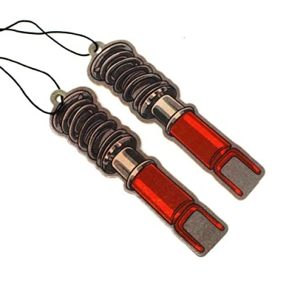 Abbildung von 2er Set Tuning Lufterfrischer Duftbaum fürs Auto Air Freshener Design Duft Anhänger (2x Fahrwerk)