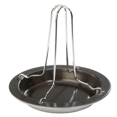 Abbildung von Westmark Hähnchengriller für den Backofen, Höhe: 19,6 cm, Rostfreier Edelstahl/Stahl, Silber/Schwarz, 15152260