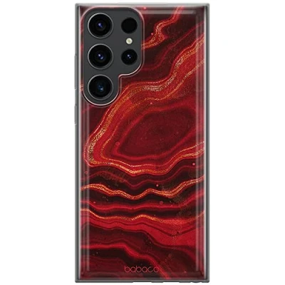 Abbildung von Babaco ERT Group Handyhülle für Samsung S23 Ultra Original und offiziell Lizenziertes Muster Marble 012 optimal an die Form des Handy angepasst, hülle aus TPU
