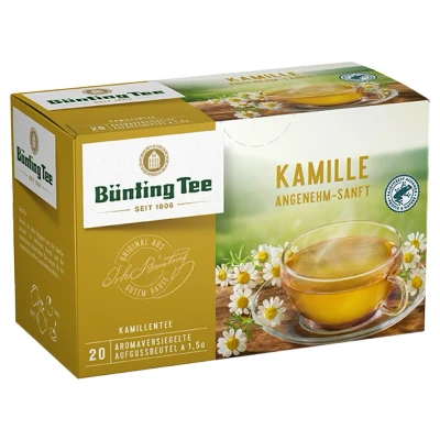 Abbildung von Bünting Tee Kamille classic 20 x 1.5 g Beutel, 6er Pack (6 30 g)