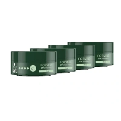 Abbildung von Schwarzkopf TAFT Paste Forming (4x 75ml), Haarstyling für unvollendete Looks, schonend Haar und Kopfhaut, vegane, Styling