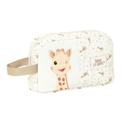 Abbildung von SOPHIE LA GIRAFE HONEY Thermo Frühstückstasche, Frühstück, Qualität und maximale Widerstandsfähigkeit, für Mahlzeiten, Erholung, 21,5 x 6,5 12 cm, Hellbeige, Estándar, Casual