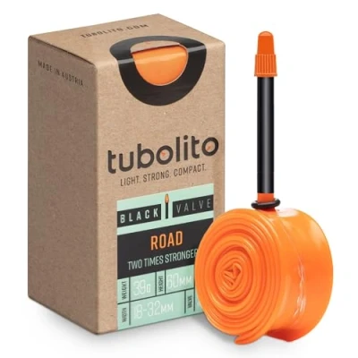 Abbildung von Tubo Schlauch Straße 700c 60 mm Ventil schwarz