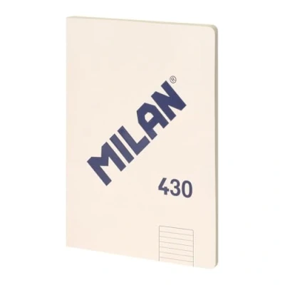 Abbildung von MILAN® Notizbuch, A4, geleimt, liniert, 48 Blatt Papier 95 g/m², Serie 1918, beige