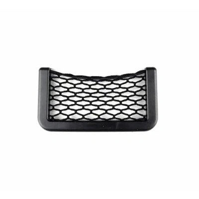 Abbildung von 1x Ablagenetz Netz Ablagefach Handyhalter Smartphone Ablage Getränkehalter Brillenhalter Etui chiavi Stauraum Haltenetz UNIVERSAL für PKW LKW BOOT INION (1x 14,5 x 7,5 cm)