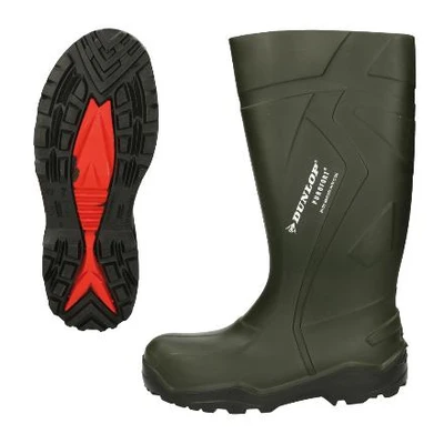 Abbildung von Dunlop Purofort+ Stiefel O4, Größe 47, Dunlop, Grün