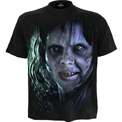 Abbildung von WB Horror The Excorcist Regan T Shirt Schwarz XXL