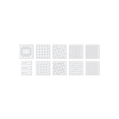 Abbildung von We R Memory Keepers Precision Press Stencils 12pcs