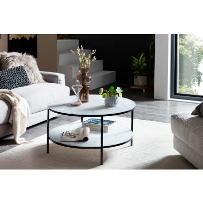Abbildung von SalesFever Couchtisch, Tischplatten in Marmoroptik