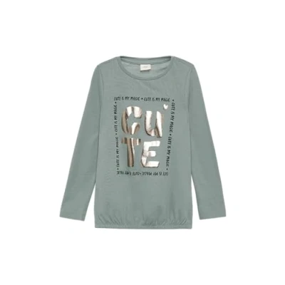 Abbildung von s.Oliver Langarmshirt für Kinder, Größe: 104/110, Blassblau