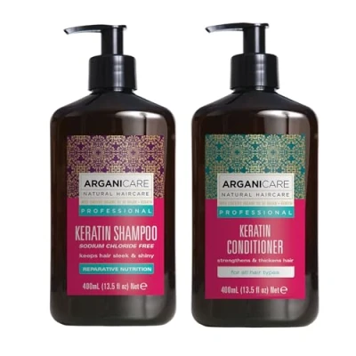 Abbildung von ArganiCARE Haarpflege Kit 2 tlg. Set Keratin