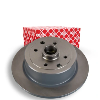 Abbildung von FEBI BILSTEIN 04525 Bremsscheibe Hinterachse 261 10 4 100 voll beschichtet OPEL: Kadett E CC, Vectra A Limousine, CC