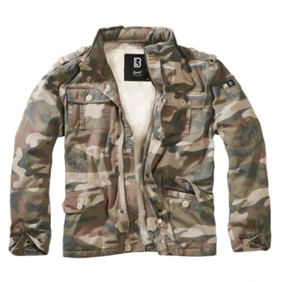 Abbildung von Brandit Britannia Übergangsjacke, Herren, Größe: Large, Light woodland