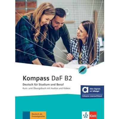 Abbildung von Kompass DaF B2 Hybride Ausgabe allango: Deutsch für Studium und Beruf. Kurs Übungsbuch mit Audios Videos inklusive Lizenzschlüssel allango ... (Kompass DaF: Beruf)
