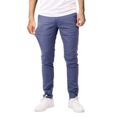 Abbildung von Performance Structure Pants Herren Blau (Größe 29W/32L) Stilvolle Slim Fit Hosen Stretch Angenehme Männer für Business &amp; Freizeit