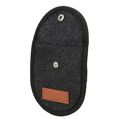 Abbildung von Guitar Pick Bag, Plektrum Tasche, tragbar, zur Aufbewahrung (schwarz), Schwarz