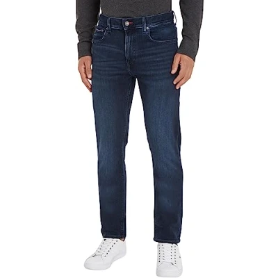 Abbildung von Tommy Hilfiger Herren Jeans Hose Core Slim Bleecker mit Stretch, Blau (Iowa Blueblack), 35W/34L