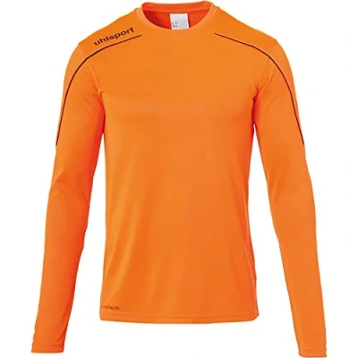 Abbildung von uhlsport Kinder Stream 22 Langarm Trikot, schwarz/Weiß, 128