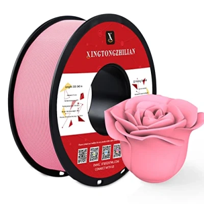 Abbildung von PETG+ Filament 1.75mm, 3D Drucker Filament, Maßgenauigkeit +/ 0.02mm,3D Druck Materialien für Drucker, 1Kg/ 1 Spule Rosa