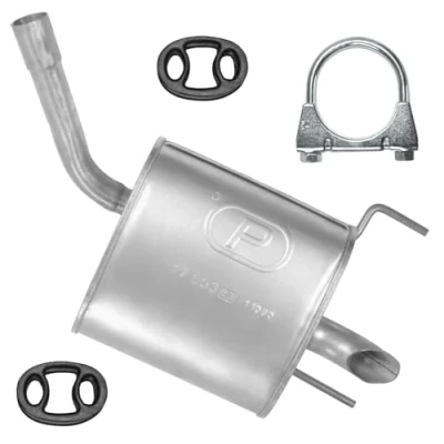 Abbildung von Auspuff Endtopf für Opel Vectra 3 III C 2003 06/2009 2.0 T 2.2 3.2