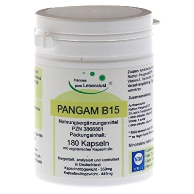 Abbildung von Pangam Vitamin B15 Vegi Kapseln 180 St