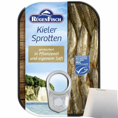 Abbildung von usy Bundle für Rügenfisch Kieler Sprotten (106g Dose) + Block