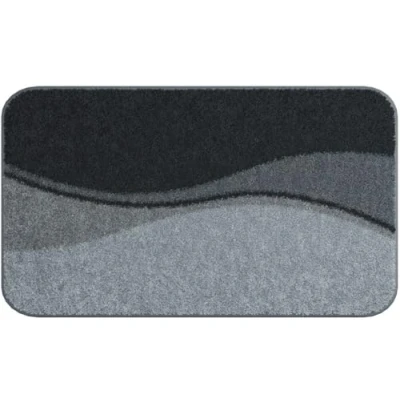 Abbildung von Linea Due Flash Badteppich 65x115cm anthrazit