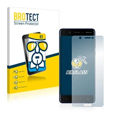 Abbildung von BROTECT Schutzglas für Nokia 5 Schutzfolie Panzer Folie Glas [Extrem Kratzfest 9H, Anti Fingerprint, Ultra Transparent]