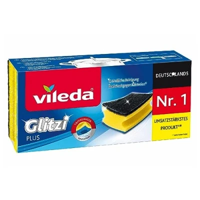 Abbildung von Vileda Geschirrschwamm Topfreiniger Glitzi Plus 3er Pack