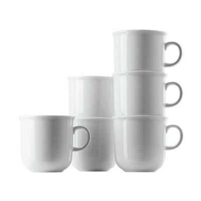 Abbildung von Thomas Trend weiss Becher mit Henkel 0,36 l Set 6tlg