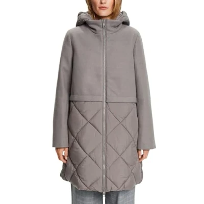 Abbildung von Esprit Collection Wintermantel, Damen, Größe: Small, Light grey
