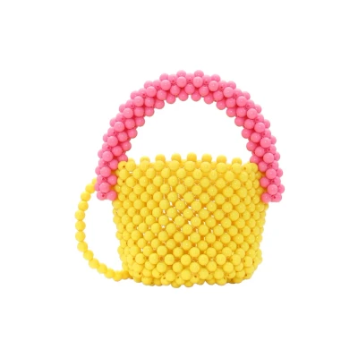 Abbildung von Dreimaster Handtasche Frauen Gelb Pink Mehrfarbig