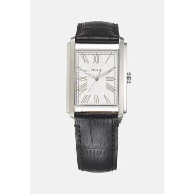 Abbildung von Fossil Quarzuhr CARRAWAY, Armbanduhr, Herrenuhr, Lederarmband, analog