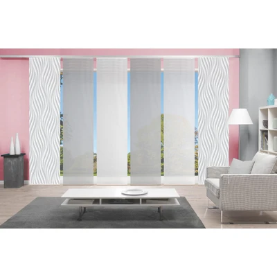 Abbildung von Vision S Schiebegardine &quot;6ER Set WAVE&quot;, (6 St.), HxB: 260x60, Schiebevorhang 6er Digitaldruck