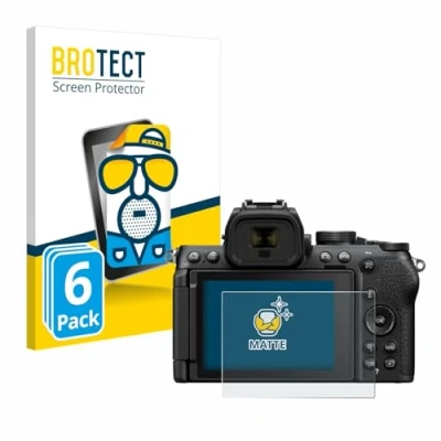 Abbildung von BROTECT Entspiegelungs Schutzfolie für Nikon Z50 II (6 Stück) Matte Displayschutz Folie, Anti Reflex, Fingerprint