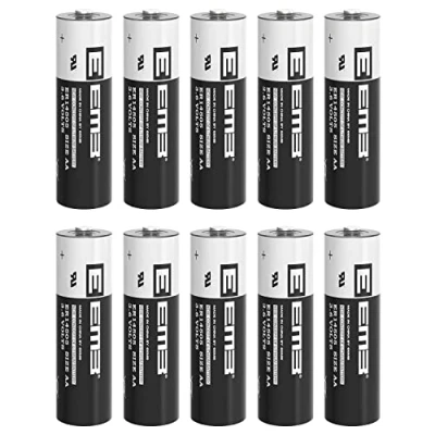 Abbildung von EEMB 10 Stück ER14505 Batterien AA 3.6V LS14500 Lithium Batterie Akku ER14500 SB AA11 TL 5903 SL 360 S7 400 Nicht Wiederaufladbar für Wasserzähler Gas SPS Anlagenausstattung Generische