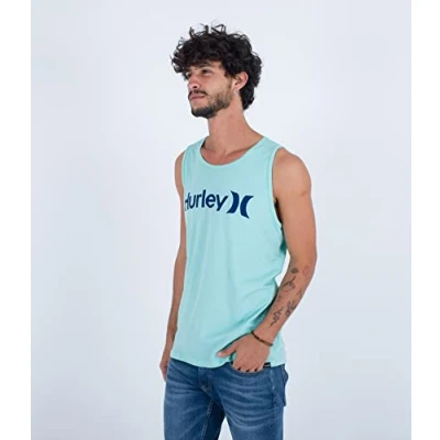 Abbildung von Hurley Herren Everyday One and Only Solid Tank Tshirt, Tropical Mist, XL