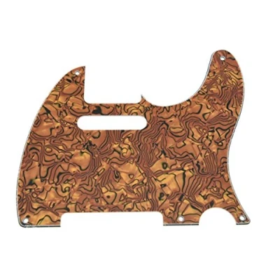 Abbildung von KAISH American Vintage 5 Hole Tele Pickguard TL Guitar Pick Guard Scratch Plate for Tele/Telecaster Tiger Stripe