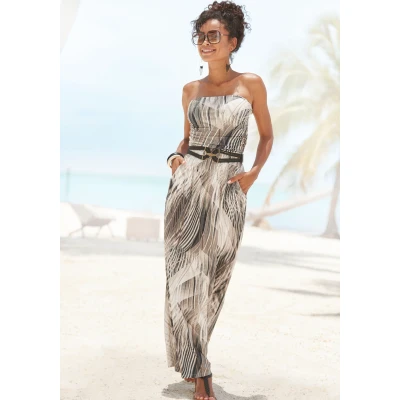 Abbildung von LASCANA Maxikleid, aus gewebter Viskose im Alloverprint, leichtes Sommerkleid