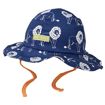 Abbildung von loud + proud Unisex Kinder Outdoor, GOTS Zertifiziert Hut, Ultramarin, 49 50 EU