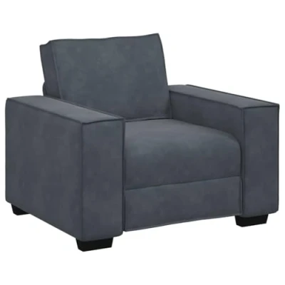 Abbildung von vidaXL Sofa Sessel Dunkelgrau 60 cm Samt