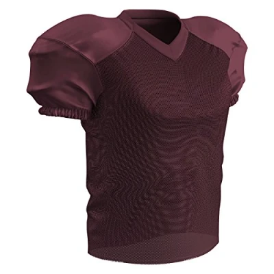 Abbildung von Champro Herren Football Practice Jersey Time Out Fu balltrikot aus Polyester, Kastanienbraun, M EU