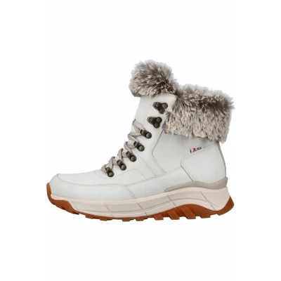 Abbildung von Rieker Evolution Snowboot/Winterstiefel Offwhite murmel, Damen, Größe: 36, murmel Schuhe